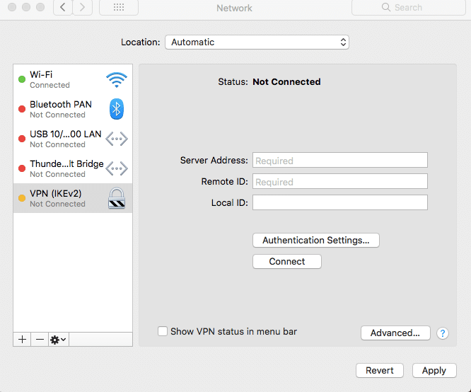 openvpn mac client setup