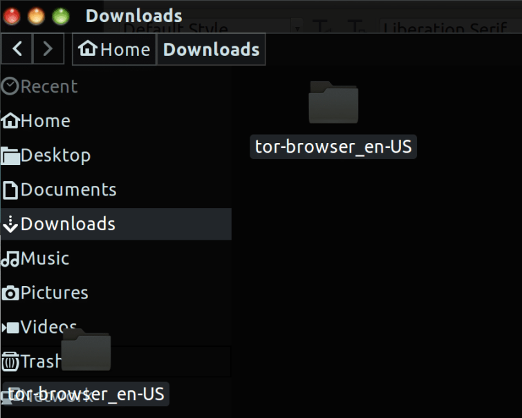 uninstall tor browser linux