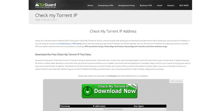 torguard ip check